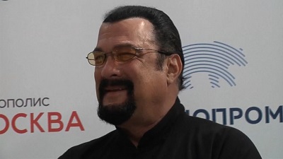 Steven Seagal during an event. Know about his career, profession, achievements